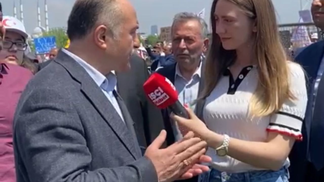 İYİ Partili Erhan Usta, İşçi Haber mikrofonundan seslendi
