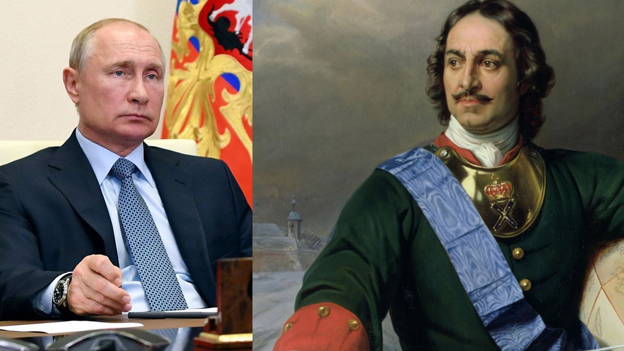 Putin Rusya'ya ait olan yerleri geri almak konusunda kendini Rus Çarı Büyük Petro'ya benzetti