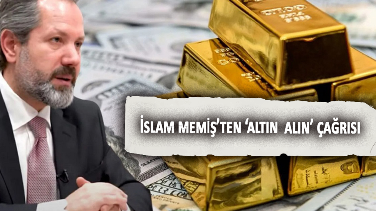 Gram altın düşüyor! İslam Memiş yatırımcılara 'altın alın' diyor
