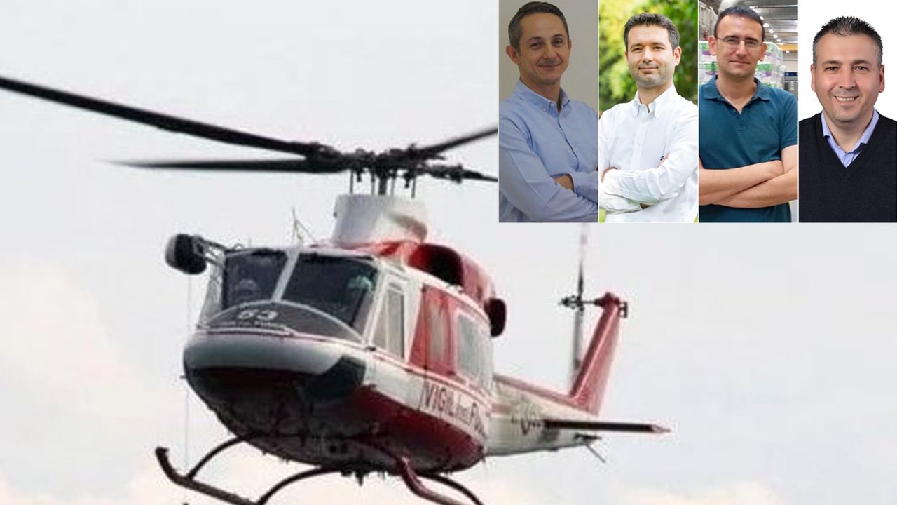İtalya'daki helikopter kazasında vefat eden 4 Türk'ün cenazesi Türkiye'de