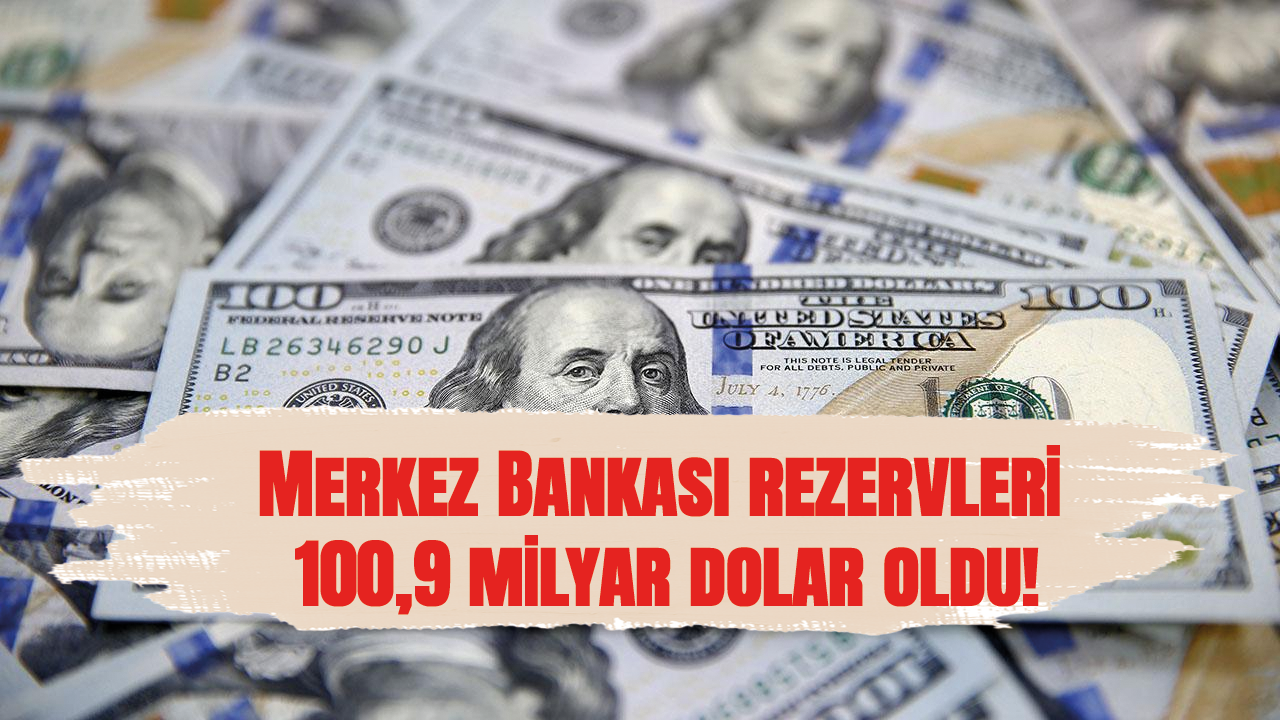 Merkez Bankası rezervleri 100,9 milyar dolar oldu