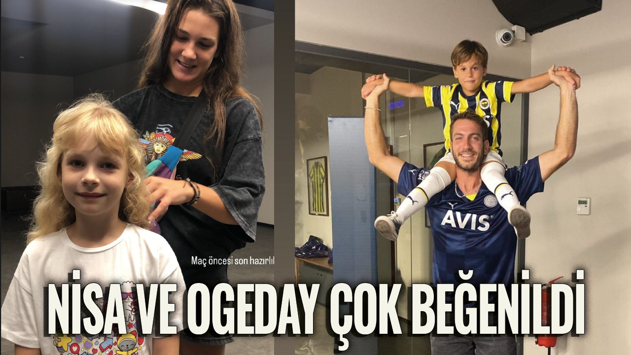 Nisa Bölükbaşı sevgilisi Ogeday ile birlikte Fenerbahçe kulüp binasında