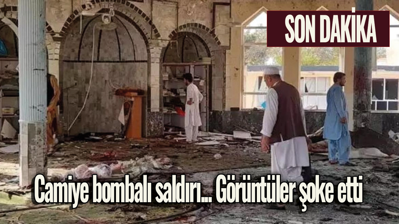 Son dakika.... Camiye bombalı saldırı... Görüntüler şoke etti