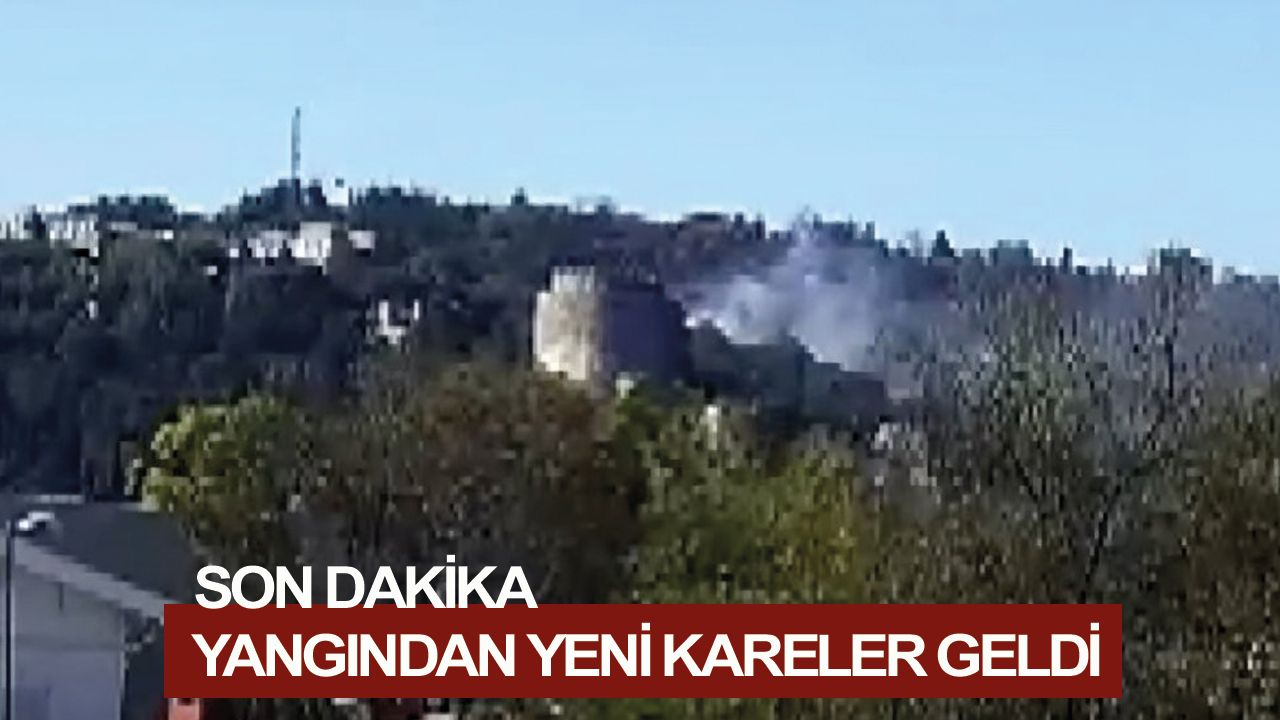 Boğaziçi Üniversitesi'ndeki yangından yeni kareler