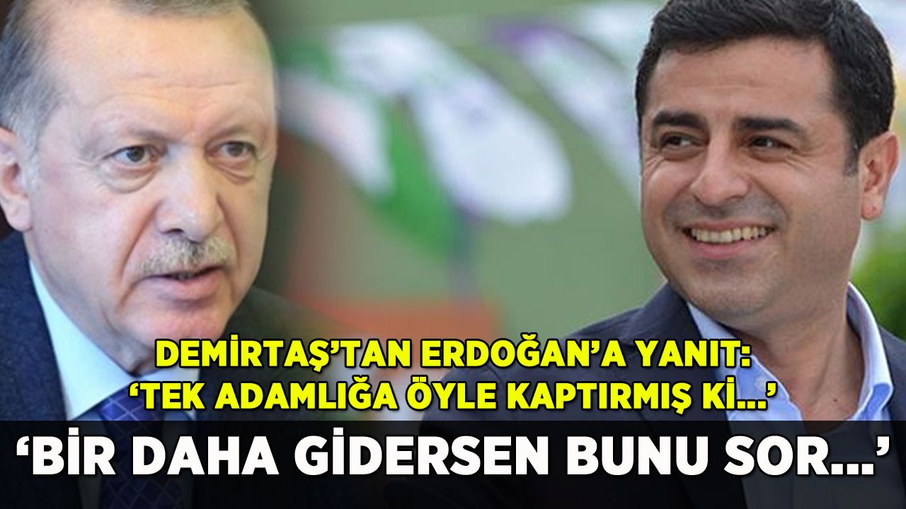 Demirtaş'tan Erdoğan'a yanıt: 'Diyarbakır'a bir daha gidersen...'