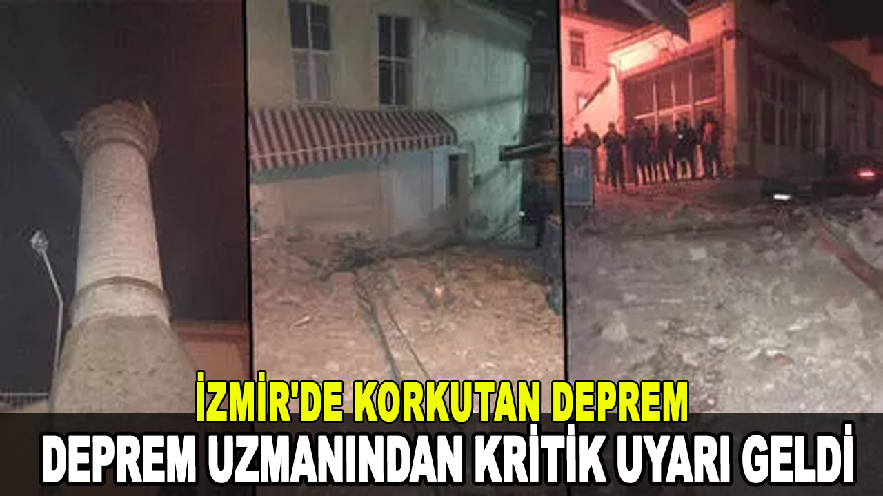 İzmir'de korkutan deprem: Uzman isimden kritik uyarı geldi