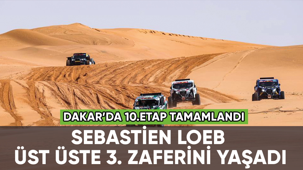 2023 Dakar Rallisi'nin 10. etabı tamamlandı