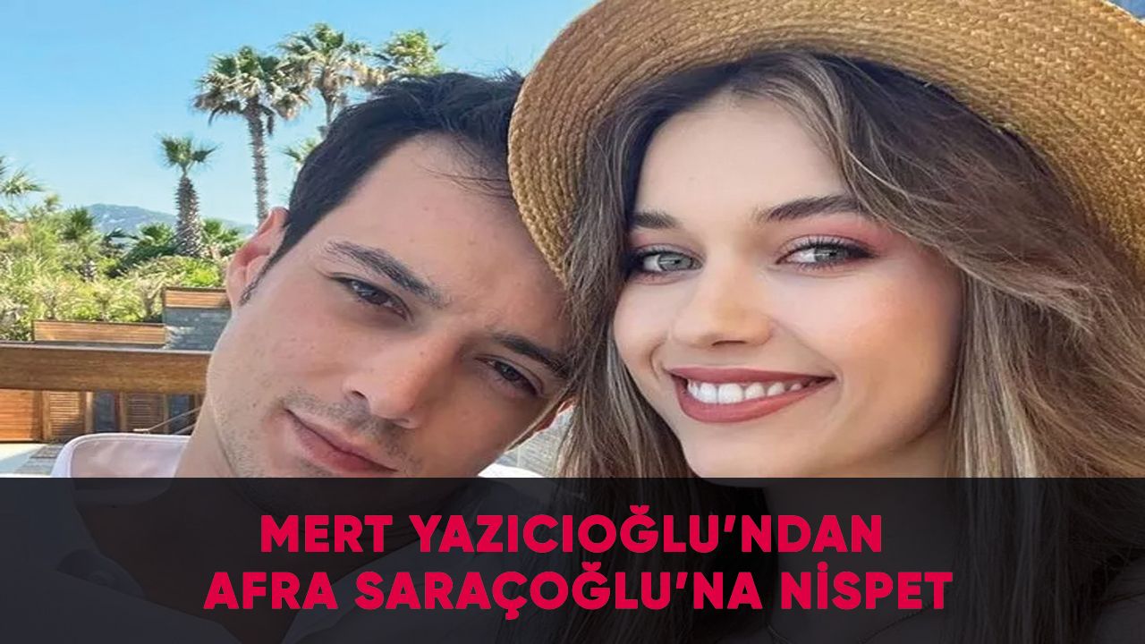 Afra Saraçoğlu ayrılığına Yazıcıoğlu'ndan nispet!