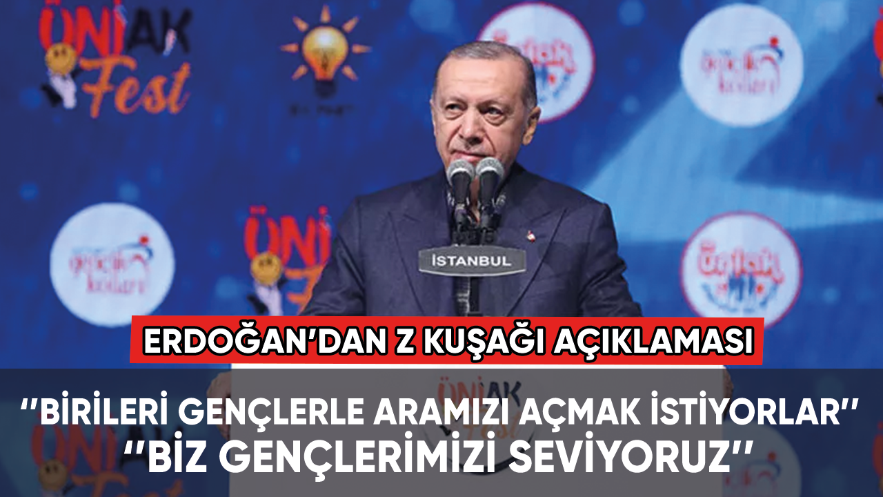 Erdoğan: Gençlerle aramızı açmak istiyorlar