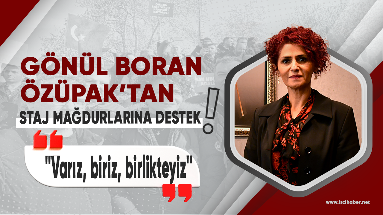 Özüpak, staj mağdurları için Kadıköy’de konuştu! 