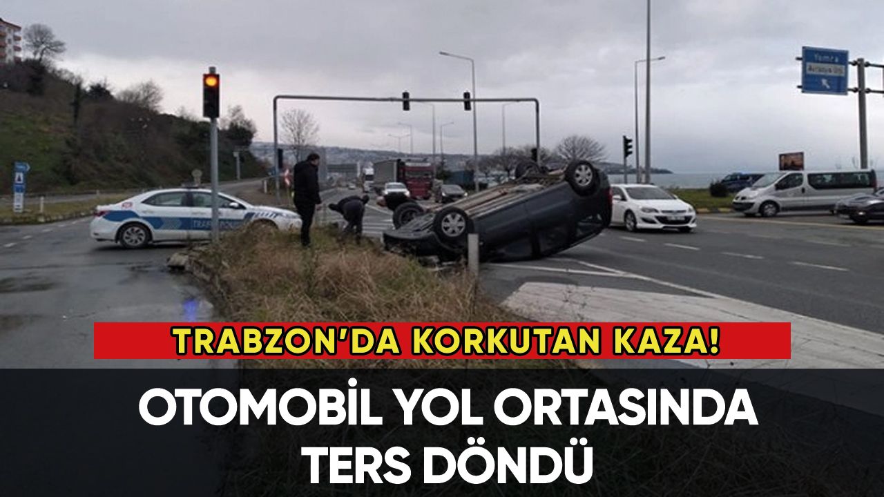 Son dakika: Trabzon'da korkutan kaza!