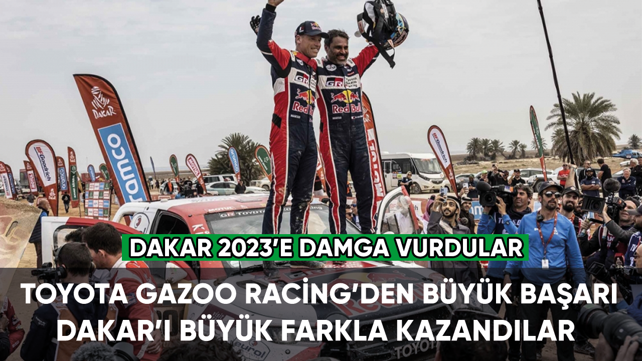 Toyota, 2023 Dakar Rallisi'ni farkla kazandı
