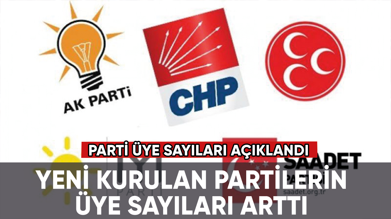 Türkiye'de 122 aktif siyasi parti bulunuyor
