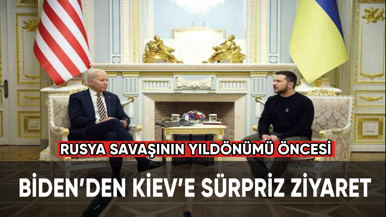 ABD Başkanı Biden, Kiev’de Zelenski ile görüştü