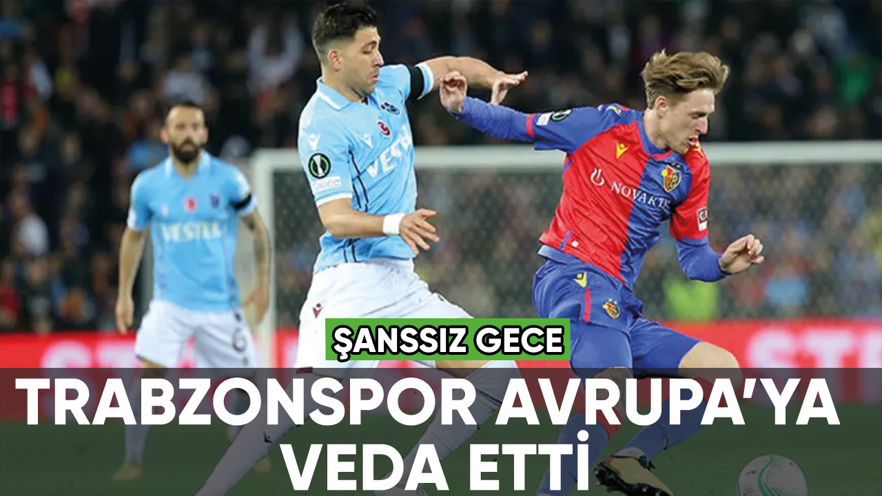 Trabzonspor, UEFA Konferans Ligi'nde sonunu getiremedi