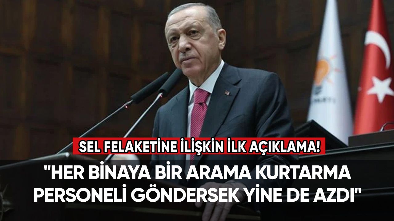 Cumhurbaşkanı Erdoğan'dan ilk açıklama: "Geçmiş olsun diyorum"