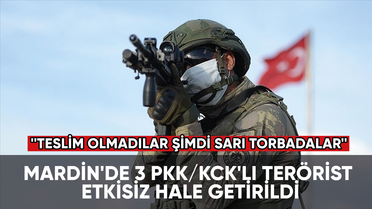 Mardin'de 3 PKK/KCK'lı terörist etkisiz hale getirildi
