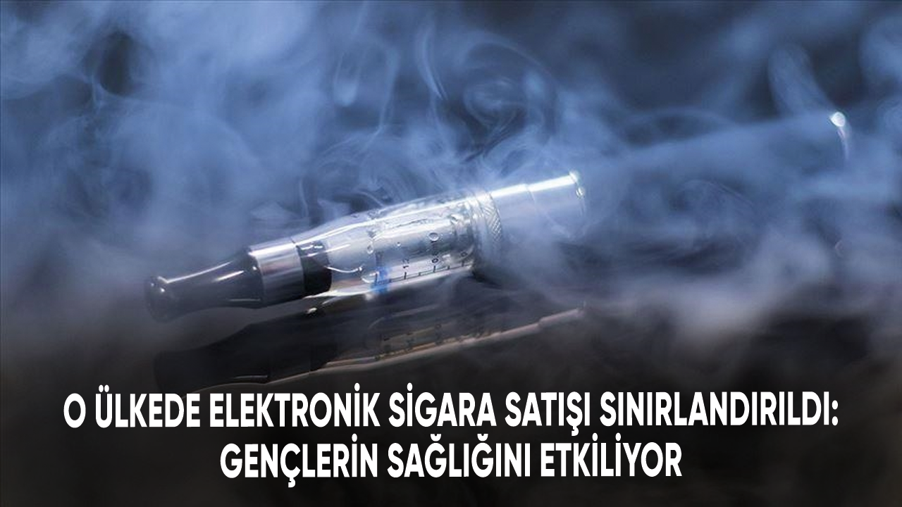 O ülkede elektronik sigara satışı sınırlandırıldı: Gençlerin sağlığını etkiliyor