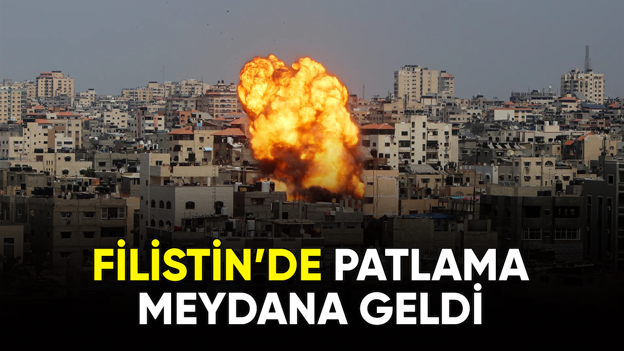 Filistin'de patlama meydana geldi
