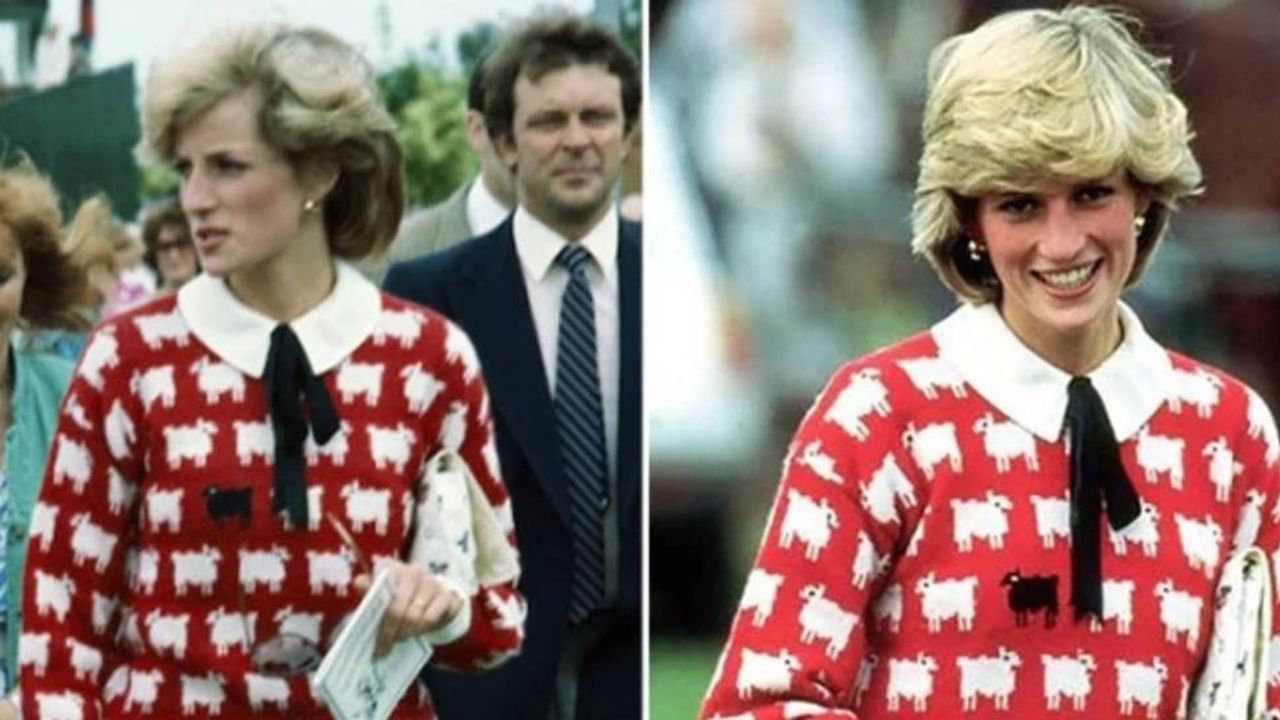Prenses Diana'nın ikonik koyunlu kazağına rekor fiyat!