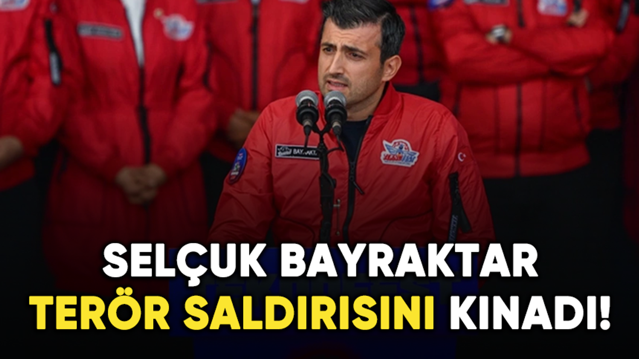 TEKNOFEST İzmir'de konuşan Selçuk Bayraktar, terör saldırısını kınadı!