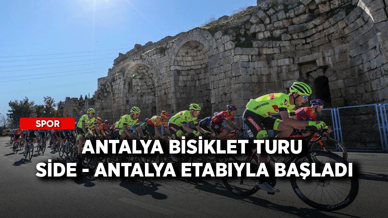Antalya Bisiklet Turu Side - Antalya etabıyla başladı!