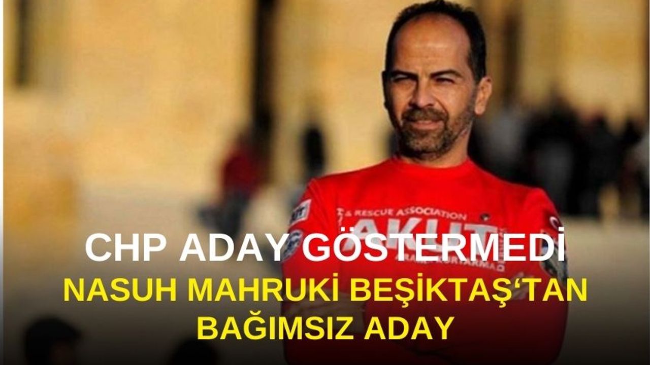 CHP aday göstermemişti: Nasuh Mahruki Beşiktaş'tan bağımsız aday