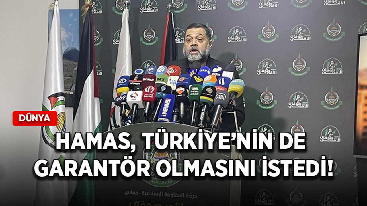 Hamas, Ateşkes teklifi için Türkiye, Katar, Mısır, BM ve Rusya'nın garantör olmasını istedi!