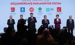 ANKARA - Altı muhalefet partisinin "Güçlendirilmiş Parlamenter Sistem" toplantısı - Muharrem Erkek - Mustafa Yeneroğlu