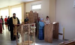 ANTALYA - Alanya'da yaşayan Ortodokslar, Ukrayna ve Rusya için barış duası yaptı