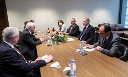 Cumhurbaşkanı Erdoğan, Almanya Cumhurbaşkanı Steinmeier ile bir araya geldi