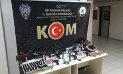 Diyarbakır'da silah kaçakçılığı operasyonunda 18 şüpheli yakalandı