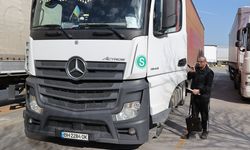 EDİRNE - Türkiye'deki Ukraynalı tır şoförü cepheye gitmek için ülkesine hareket etti