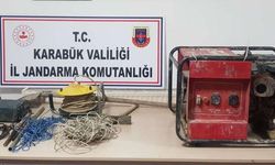 Karabük'te izinsiz kazı operasyonunda iki şüpheli yakalandı