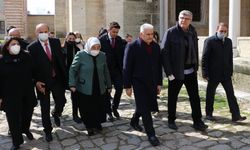 AK Parti Genel Başkanvekili Binali Yıldırım restorasyondaki Selimiye'de incelemede bulundu