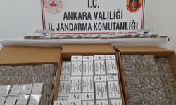 Ankara'da 7 bin 279 paket kaçak sigara ele geçirildi