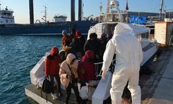 Balıkesir'de 36 düzensiz göçmen kurtarıldı