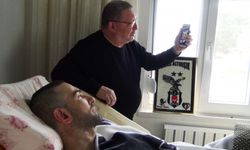Beşiktaş Kulübü Başkanı Çebi'den yatağa bağımlığı yaşayan taraftara telefon sürprizi