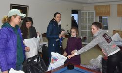 Bodrum'da Ukraynalılar için başlatılan yardıma destek