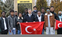 Çankırı'da yabancı üniversitelilerin seslendirdiği İstiklal Marşı'nın klibi hazırlandı