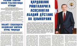Cumhurbaşkanı Erdoğan, Yeni Özbekistan Gazetesi için makale kaleme aldı:
