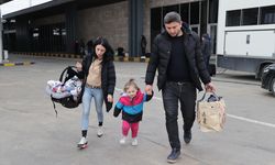 EDİRNE - Ukrayna'dan tahliye edilen 47 Kırım Tatar Türkü daha Türkiye'ye getirildi