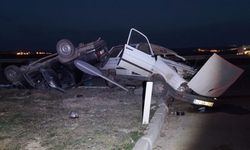 Edirne'de iki otomobilin çarpıştığı kazada 4 kişi yaralandı