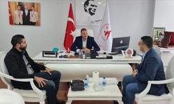 Filistin Tekvando Federasyonu Asbaşkanı Jaser, Metin Şahin'i ziyaret etti
