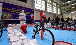 Gaziantep'te okullara 20 bin forma ve 1000 bisiklet dağıtıldı