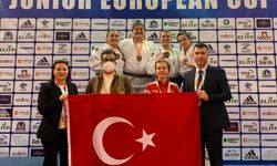Genç milli judocular, Avrupa Kupası'nda biri altın 4 madalya kazandı