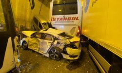 GÜNCELLEME 2 - Anadolu Otoyolu'nun İstanbul yönü kaza nedeniyle ulaşıma kapandı