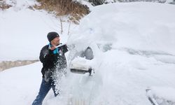Kastamonu'nun bazı ilçelerinde kar kalınlığı 1 metreyi geçti