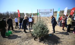 Kırklareli'nde salgında hayatını kaybeden sağlık çalışanları için hatıra ormanı
