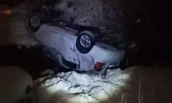 Malatya'da otomobilin şarampole devrilmesi sonucu 4 kişi yaralandı